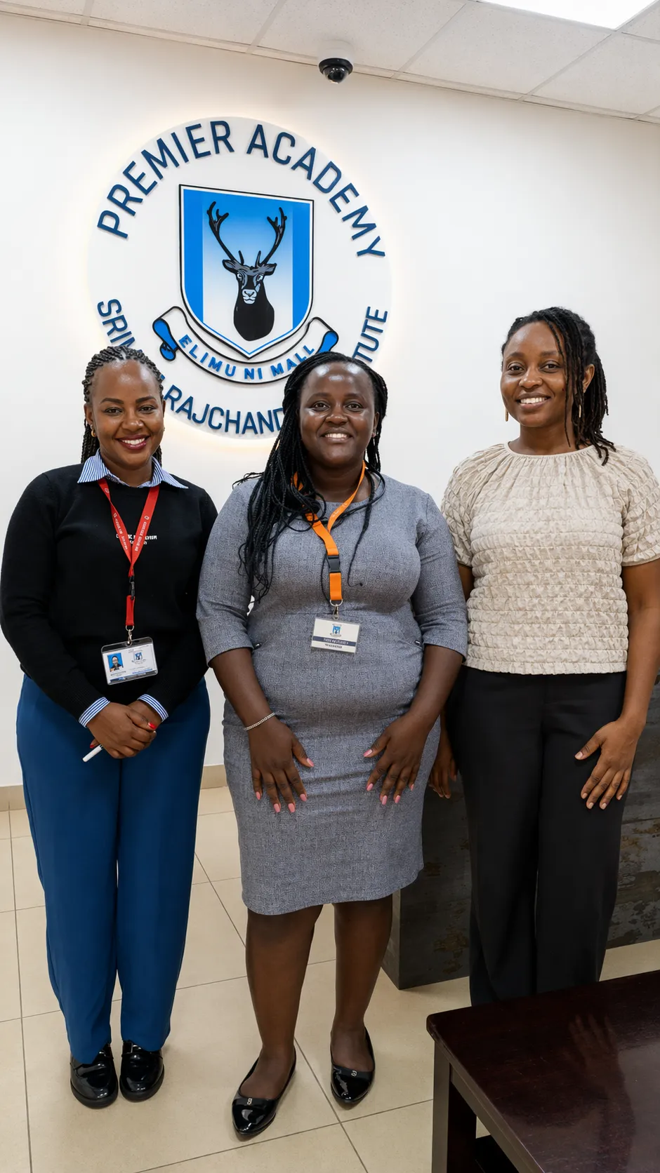 Me with Career Counselors of Premier Academy